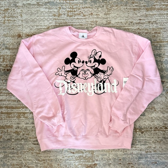 Disney Sweaters - Disneyland pink valentines Day sweatshirt nwt